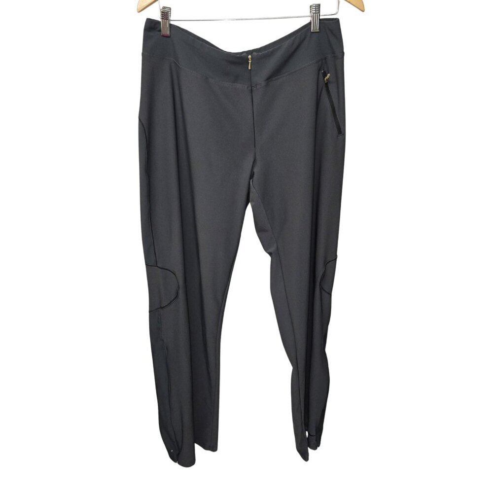 Nike Dri-FIT Dark Grey Athletic Leggings Womens XL Stretch Training Pants
